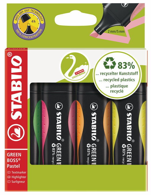 Highlighter STABILO GREEN BOSS